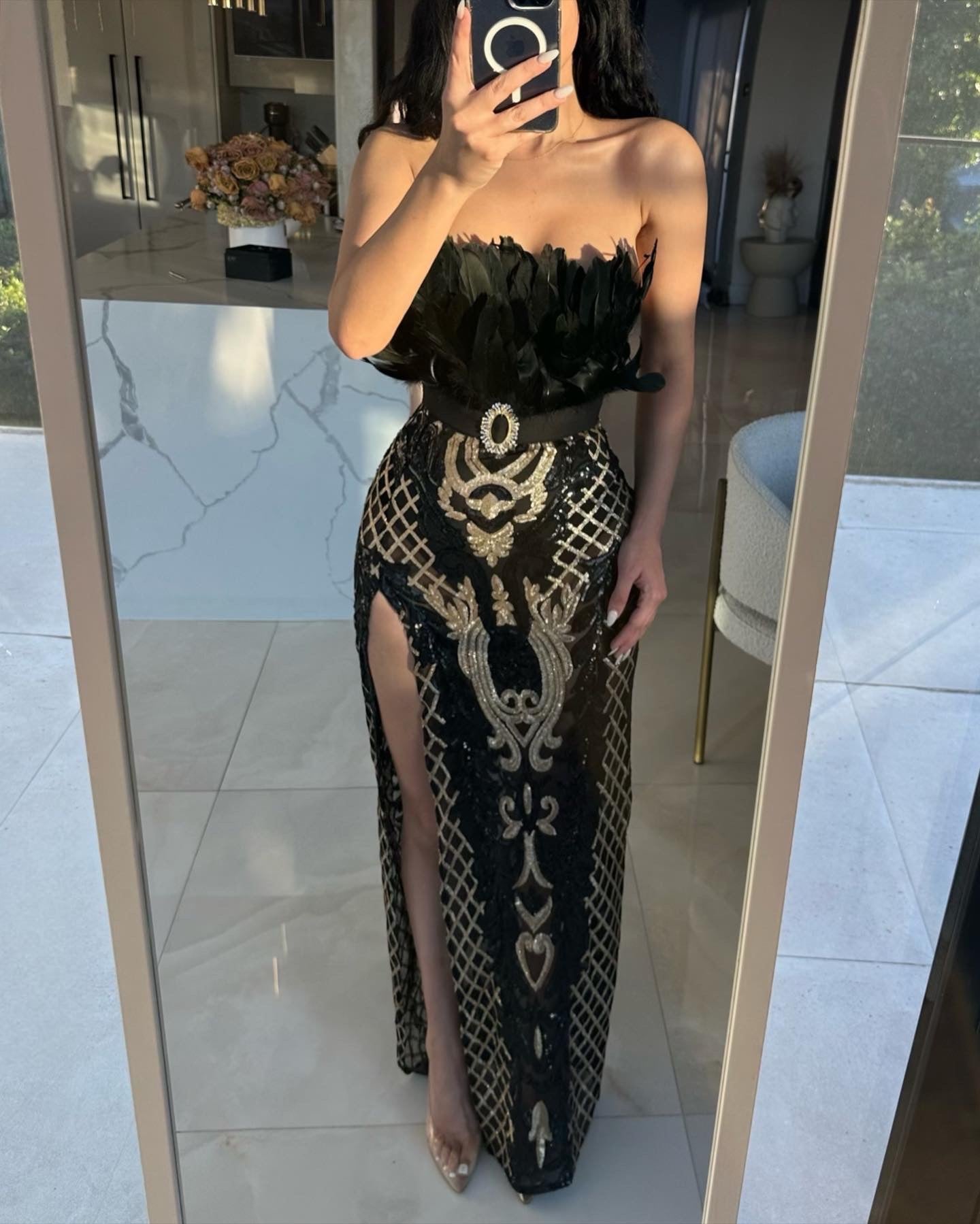 ‘BLACK GOLD’ dress