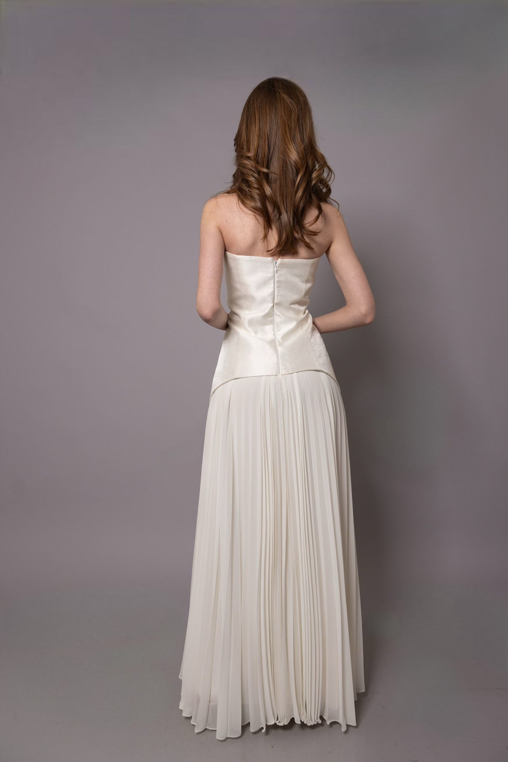 “Francis" Dress in white